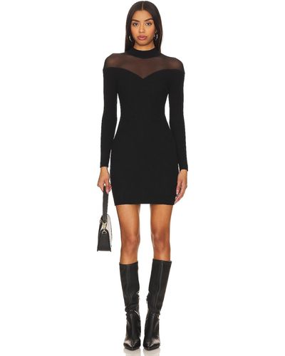 Astr Larna Sweater Dress - ブラック