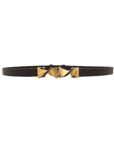 FRAME Simple Farfalle Belt - Brown