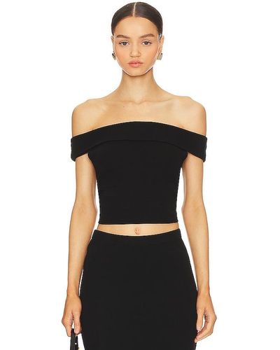 Lamade Top descubierto don't think twice - Negro
