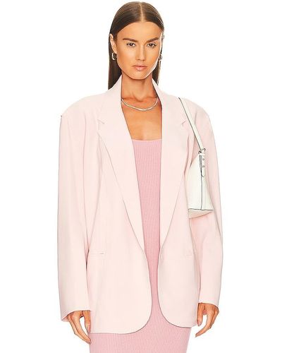 Norma Kamali Oversized Double Breasted Jacket - Pink