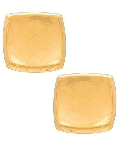 Amber Sceats Square Earrings - Metallic