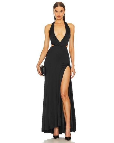 Michael Costello X Revolve Cosmo Gown - Black