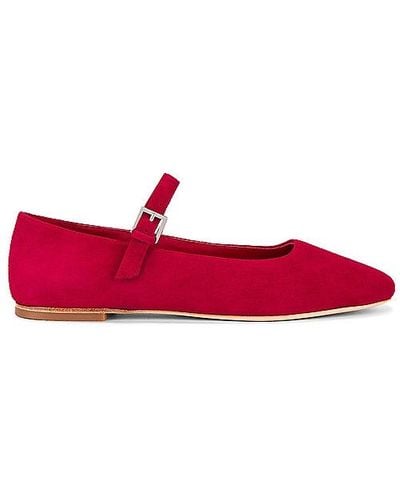 RAYE FLACHE SCHUHE LIN - Rot