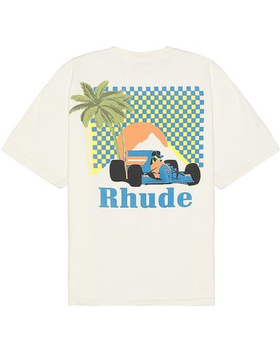 Rhude Moonlight Tropics Tee - ホワイト