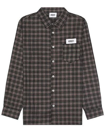 KROST Flannel Button Up Shirt - Black