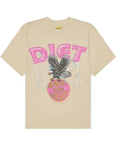 DIET STARTS MONDAY Tシャツ - ピンク
