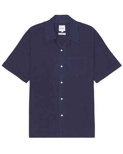Norse Projects Carsten Cotton Shirt - Blue