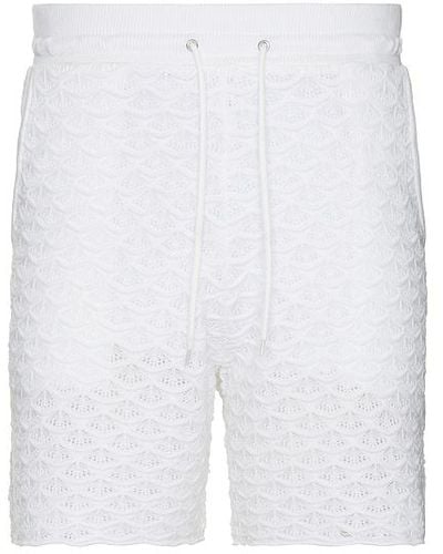 Coney Island Picnic Jumper Knit Short - White
