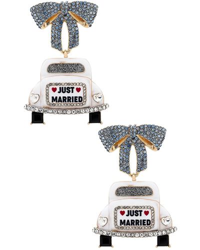 BaubleBar Just Married Car イヤリング - ホワイト