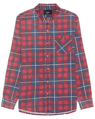 Rolla's Tradie Check Shirt - Red