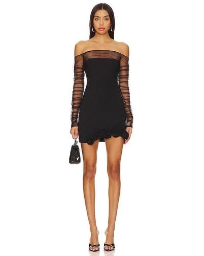 Camila Coelho Thais Mini Dress - Black