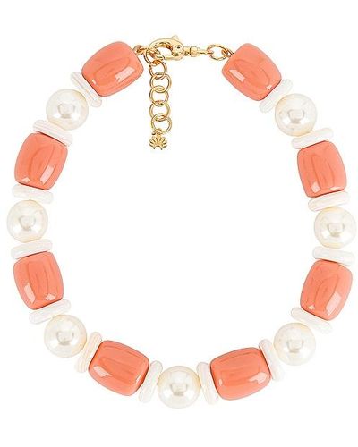 Lele Sadoughi Monaco Coral Necklace - White
