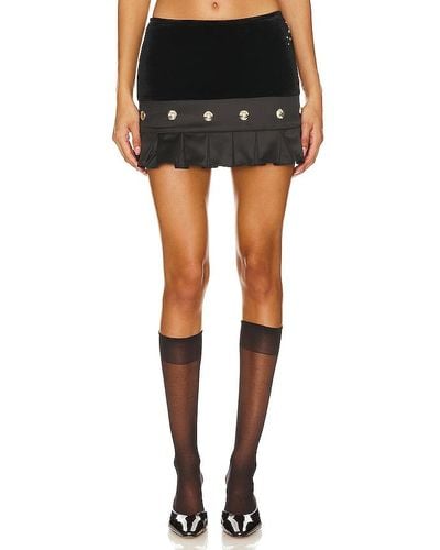 ZEMETA Snow Drop Micro Skirt - Black