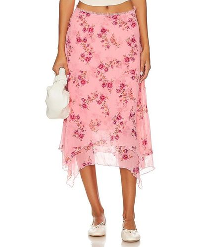Free People Garden Party Skirt - Pink