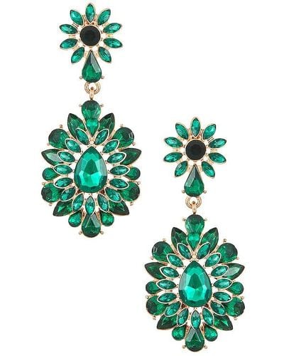 8 Other Reasons Her Majesty Earrings - Green