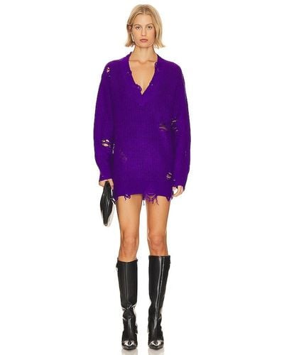 SER.O.YA Rumi Sweater Dress - Purple