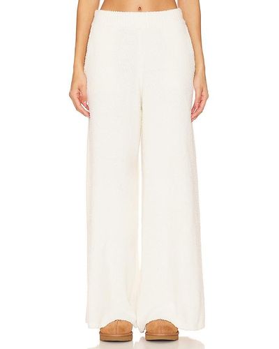 WeWoreWhat Wide Leg Pull On Boucle Pant - White