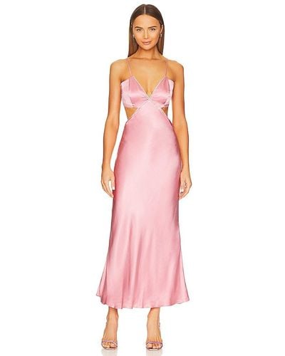 Bardot Rome Diamonte Slip Dress - Pink