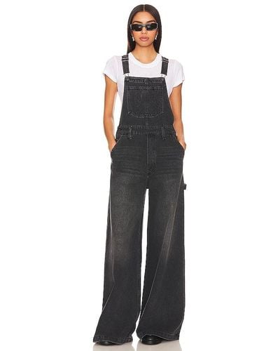 Mother The sugar cone overall heel - Azul
