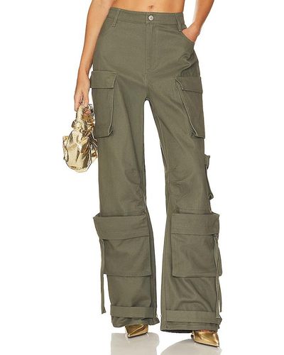 Steve Madden PANTALON CARGO DUO - Vert