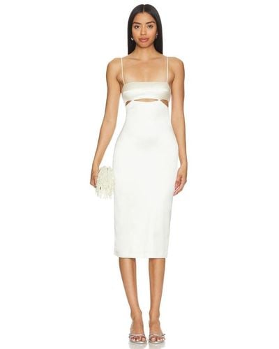 Camila Coelho Perez Midi Dress - White