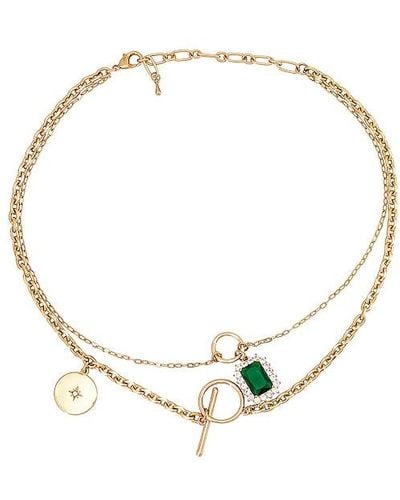 petit moments Tommy Necklace - Metallic
