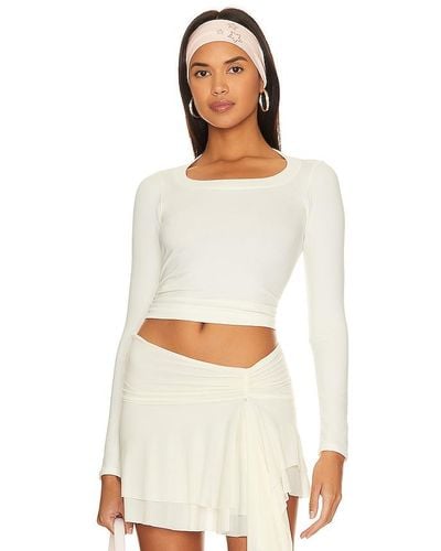 Free People X Intimately Fp Must Have Scoop Tee - White
