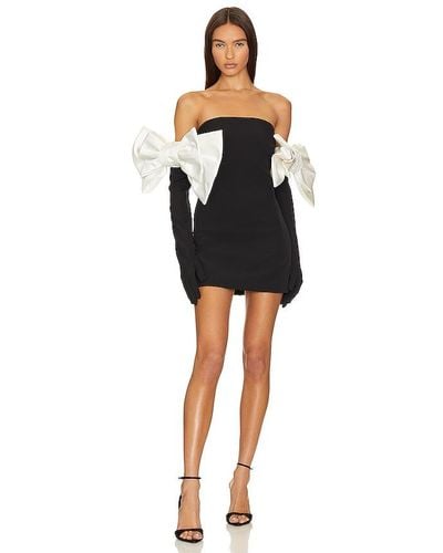 Miscreants Cupid Dress With Gloves & Bows - Black