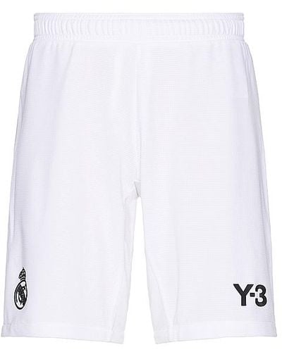 Y-3 X real madrid pre shorts - Blanco