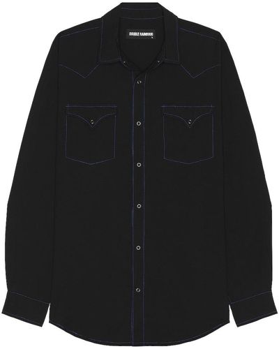 DOUBLE RAINBOUU シャツ - ブラック