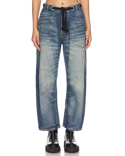 Free People X We The Free Moxie Low Slung Pull - Blue