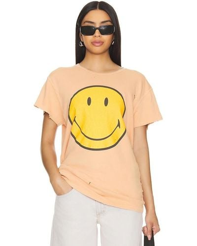 MadeWorn Camiseta keep smiling - Amarillo