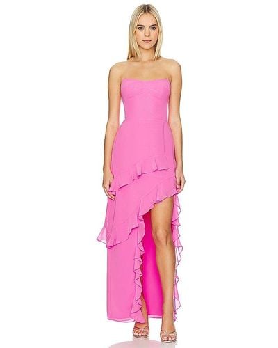 Amanda Uprichard Magnolia Dress - Pink
