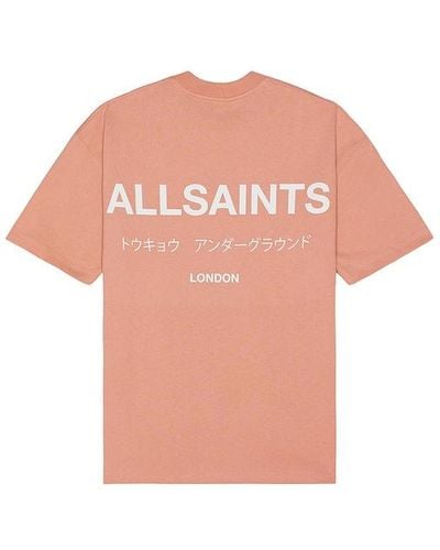 AllSaints Camiseta - Rosa