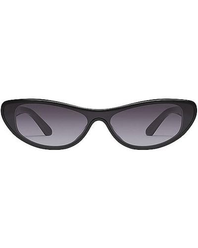 Quay X Guizio Slate Cat Eye Sunglasses - White