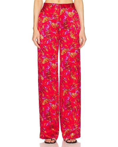 L'Agence Livvy Trouser - Red