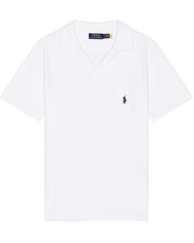 Polo Ralph Lauren Terry Knit Shirt - White