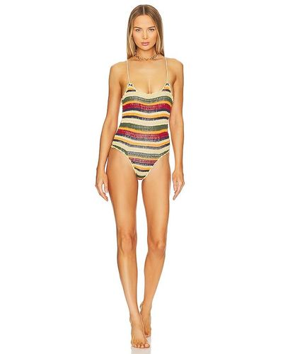 It's Now Cool The Crochet One Piece - Gray