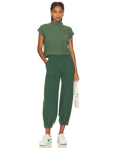 Free People Freya Sweater Set - Green