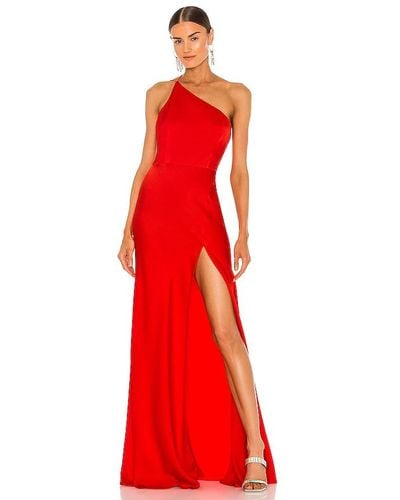 SAU LEE Hailey Dress - Red