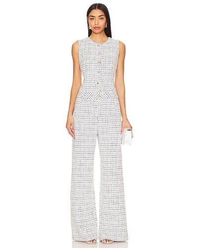 Amanda Uprichard Tori jumpsuit - Blanco