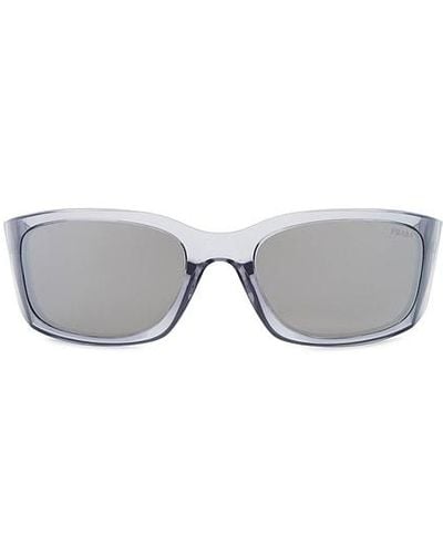 Prada Wrap Sunglasses - Metallic