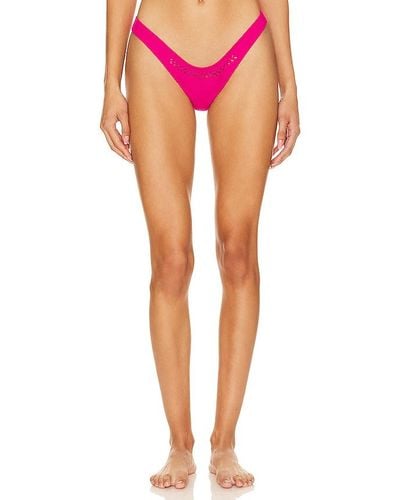 GIGI C Jaclyn Bikini Bottom - Red