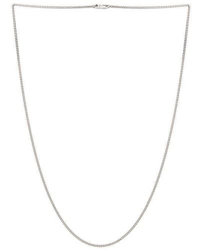 Miansai 2mm Mini Annex Chain Necklace - White
