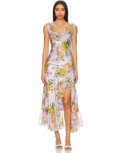 Cinq À Sept Chrysanthemum Ray Dress - ホワイト