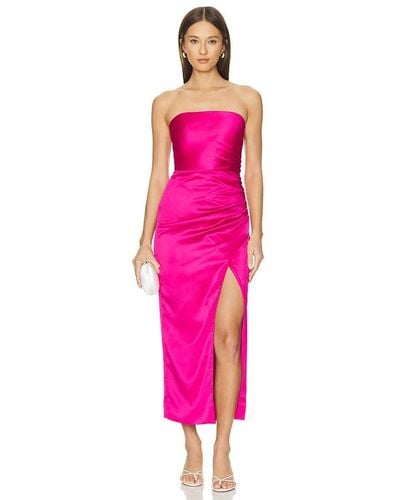 Bardot Yana Midi Dress - Pink