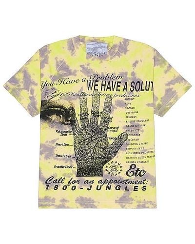 JUNGLES JUNGLES Solutions Tee - Yellow