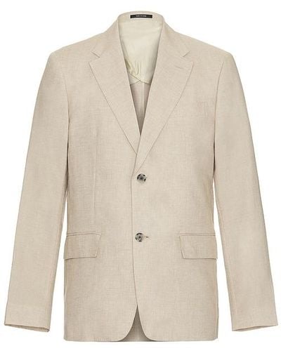 Club Monaco Tech Linen Suit Blazer - Natural