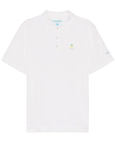 Chubbies The complete outfit performance polo - Blanco