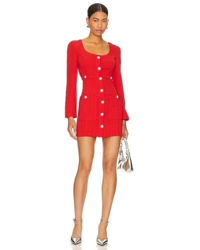 Line & Dot Phillipa Mini Dress - Red